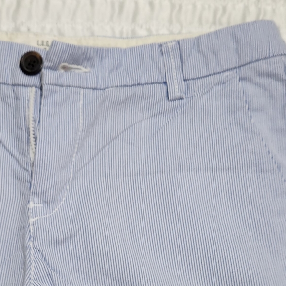 H&M BLUE STRIPE SHORTS SIZE 4 - Picture 3 of 15